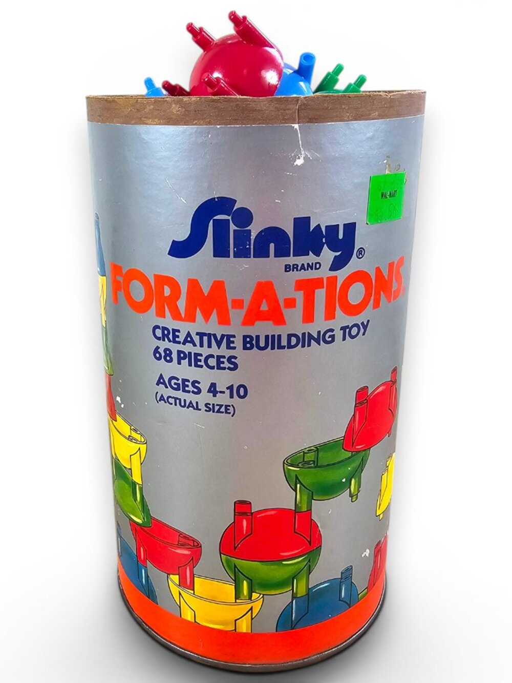 Slinky Form-A-Tions Formations Building Toy Complete 68 Pieces Vintage Ages 4-10